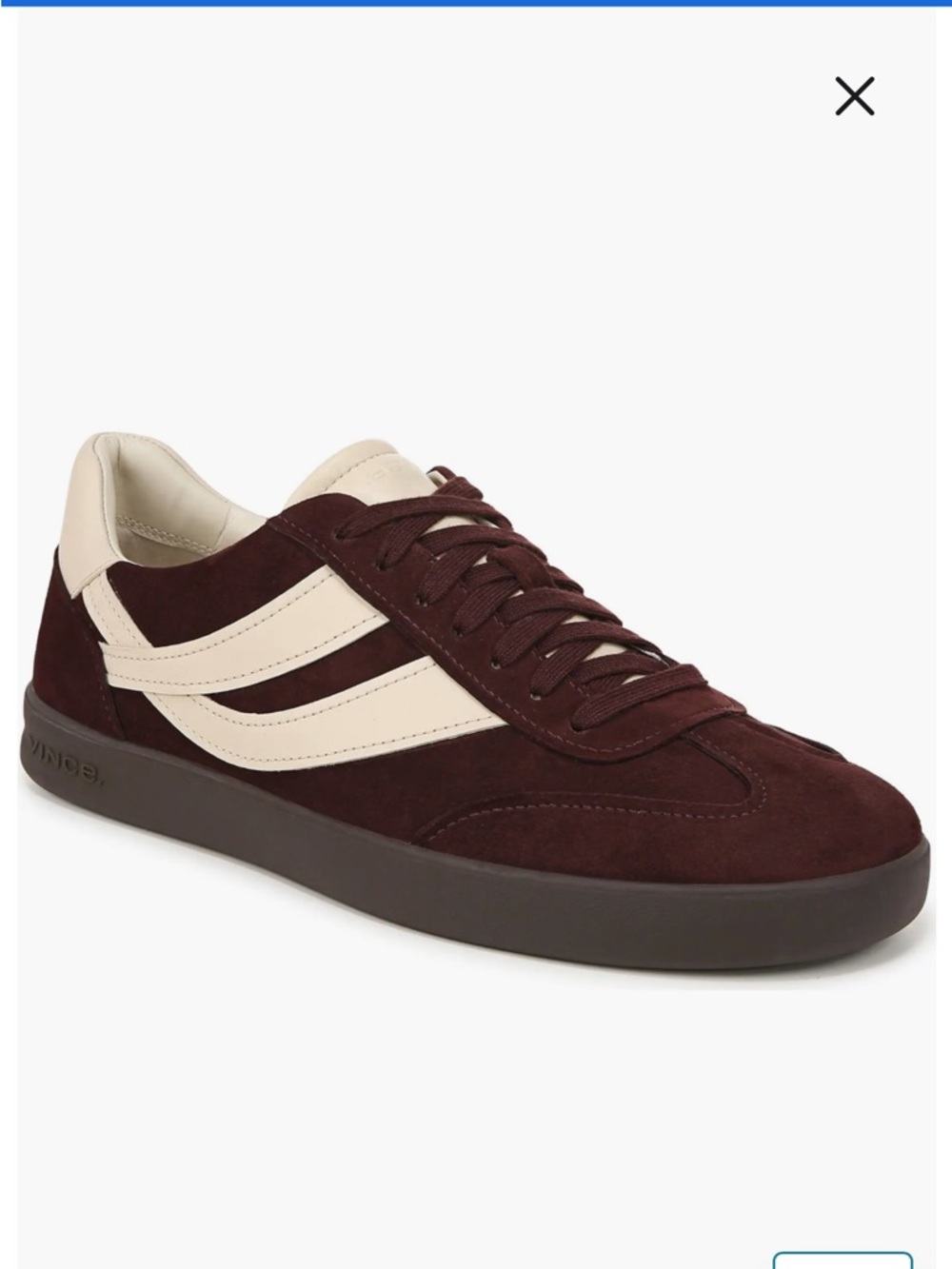 Vince | Oasis Suede Sneakers in Burgundy  Men’s Size 9